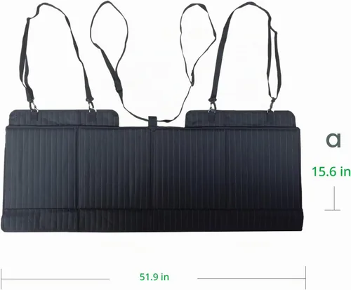 Vista 5 de colchón para auto no inflable, extensor de asiento trasero de auto, colchón portátil para SUV, colchón de auto plegable, colchón de camping