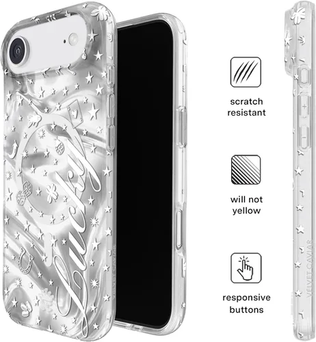 Vista 1302 de VELVET CAVIAR Funda para iPhone 15, compatible con MagSafe, probada contra caídas de 10 pies, fundas protectoras de diseño, leopardo color rosa