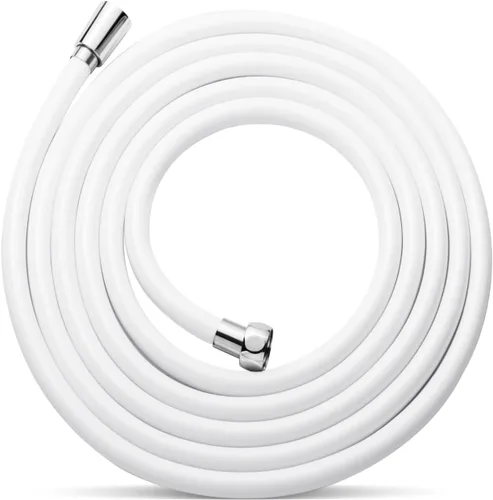 Vista 8 de OFFO Manguera de ducha Ultra-Flex, manguera de extensión de cabezal de ducha de mano de PVC Premium RV de 48 pulgadas, mangueras flexibles