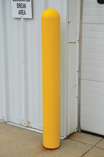 Vista 2 de Vestil BPC-48-5.5 Tapa plástica del bolardo, 5-7/8" diámetro interior, 48" altura