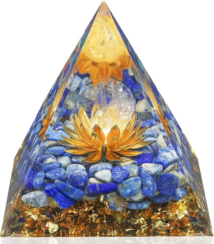 Vista 15 de YATOJUZI Torre de Cristales Curativos de Amatista de 2.4 pulgadas, Cristal de Chakras, Reiki, Orgonita, Piedras Preciosas para Atraer Energía