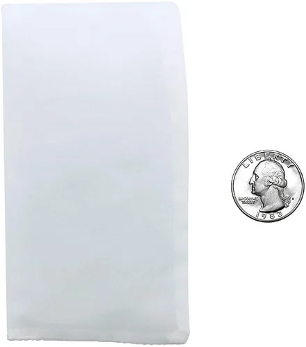 Vista 2 de Bolsas de filtro de té de nailon prémium de 25 micras, 4 x 7 pulgadas, paquete de 25