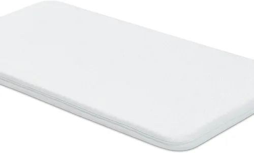 Vista 10 de Almohadilla de colchón para moisés de bebé NeoBorn, de 61 cm x 52.8 cm, colchón de espuma de memoria con gel de confort de doble cara con funda