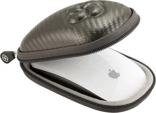 Vista 13 de Funda rígida compatible con Apple Magic Mouse (1, 2 y 3 generaciones), incluye mosquetón (negro)