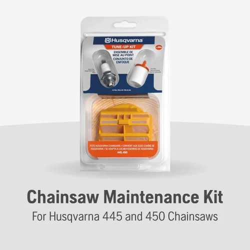 Vista 3 de Husqvarna 599333701 Kit de mantenimiento de motosierra 455R/460R, kit de afinación de piezas de motosierra fácil de instalar, incluye filtro