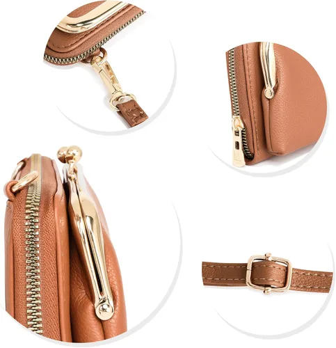 Vista 7 de Montana West Small Crossbody Cell Phone Purse for Women RFID Blocking Cellphone Wallet