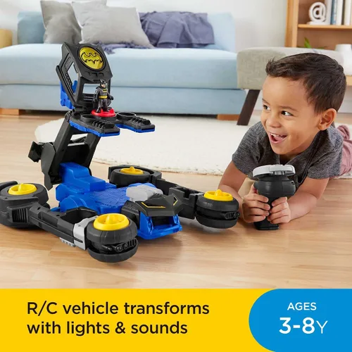 Vista 8 de Fisher-Price Imaginext DC Super Friends Transformando Batmobile R/c