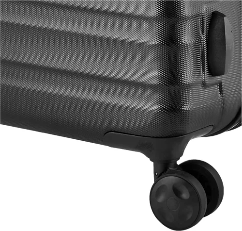 Vista 4 de Tienda Basics - Maleta rígida, equipaje de mano y ampliable con ruedas, Negro