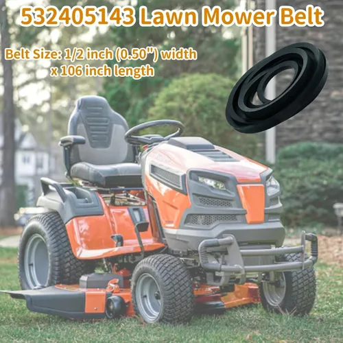 Vista 3 de YTH22V46 Cortacésped 46" Cinturón para Husqvarna Tractores de Césped