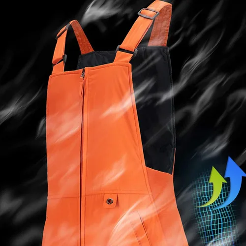 Vista 17 de Baberos de nieve para mujer, impermeables, aislados, para esquí, snowboard, invierno, cálidos, overoles, trajes de nieve Ripstop