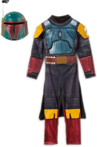 Vista 2 de STAR WARS Disfraz de Boba Fett para niños el libro de Boba Fett