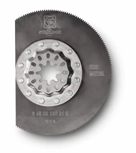 Vista 7 de Fein Starlock 63502196210 - Hoja de sierra segmentada HSS, corte de precisión de hasta 1/16 pulgadas en chapas, madera, GFRP y plásticos, bimetálico
