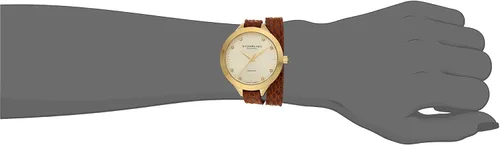 Vista 2 de Stuhrling Original 624.01 Vogue Reloj de cuarzo suizo con pantalla analógica para mujer