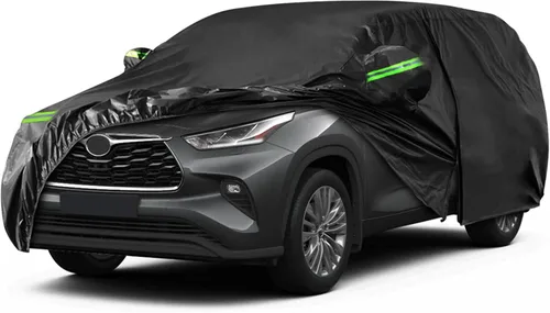 Vista 16 de [Usado] Fundas impermeables para automóvil compatibles con Toyota MR2 1984-2007, 6 capas para todo tipo de clima, con puerta con cremallera y bandas