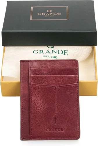 Vista 22 de Grande -3605 Estuches para tarjetas, Borgoña, Minimalista