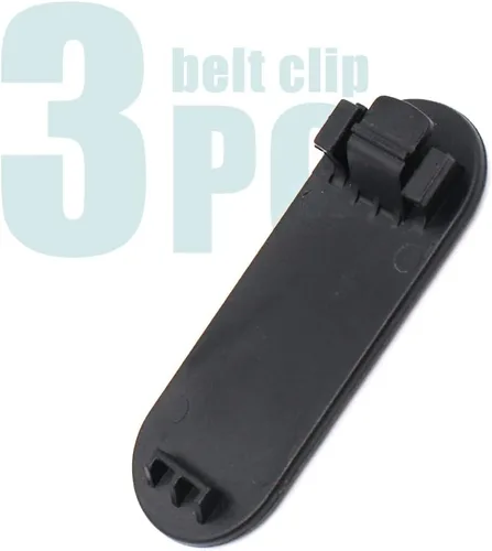 Vista 4 de Accessoryway Repuesto de clip para cinturón PMLN7438AR para Walkie Talkie T100 T200 T210 T260 T265 T270 T80 T800 T800 Walkie Talkie 3 piezas
