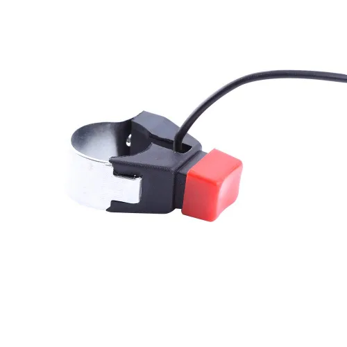 Vista 4 de Keenso Interruptor de apagado universal para bicicleta de 49 cc, interruptor universal de parada y apagado de bicicleta de cross, apto para manillar