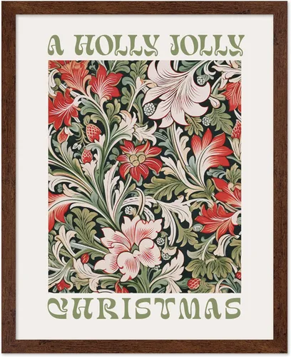 Vista 14 de Poster Master A Holly Jolly - Póster navideño, arte de invierno, diseño de pared moderno, regalo para hombres y mujeres, gran decoración para sala