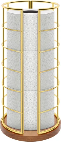 Vista 17 de NearMoon soporte organizador de papel higiénico, soporte independiente para 3 rollos de almacenamiento de tisú, accesorio de baño de metal, soporte