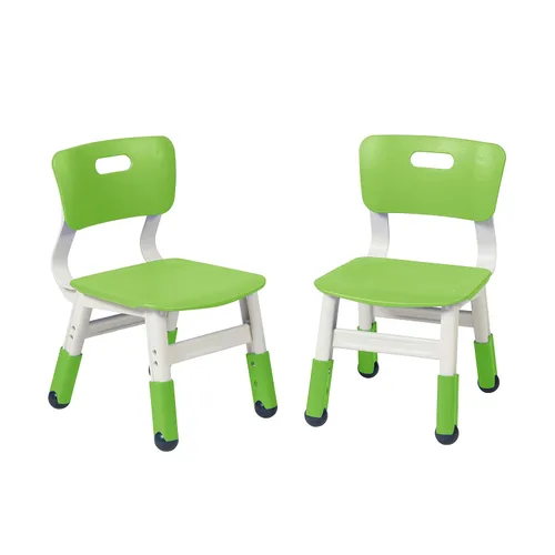 Vista 13 de ECR4Kids Silla ajustable para aula, asientos flexibles, color azul, paquete de 2