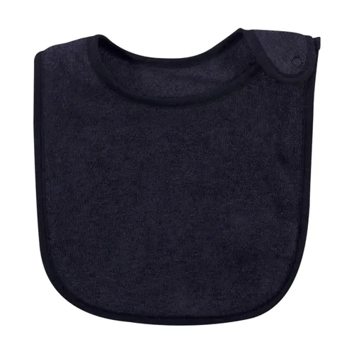 Vista 2 de Hudson Baby Rayón unisex para bebé de bambú de rizo baberos, color negro y blanco, talla única Negro Blanco