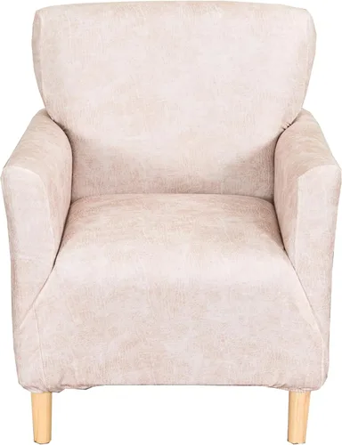 Vista 11 de CRFATOP - Funda elástica para sillón de mediados de siglo moderno de 1 pieza, fundas de silla de acento de jacquard con brazos, fundas de silla