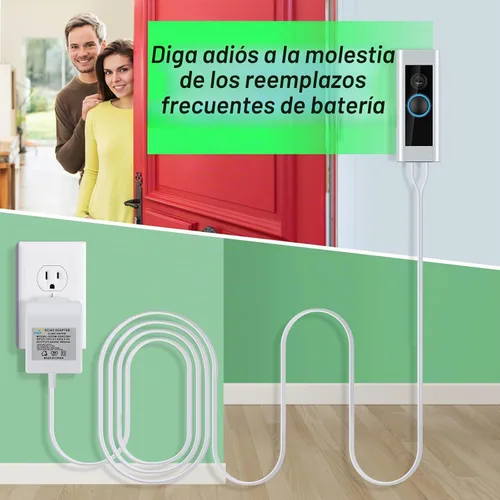 Vista 7 de Fuente de alimentación transformadora de timbre de 24 voltios para timbre de video en anillo, compatible con anillo, Google Nest, WYZE, Eufy, Blink