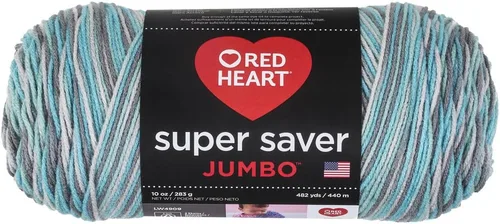 Vista 9 de Red Heart Super Saver Jumbo Ovillo de lana, Amatista