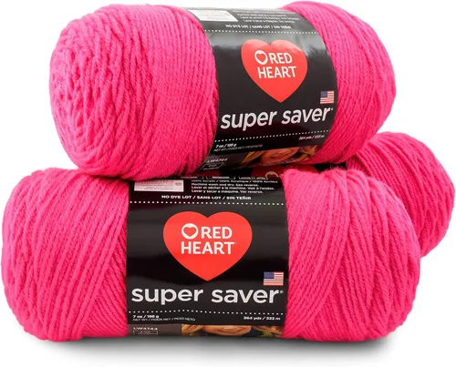 Vista 13 de RED HEART Paquete de 3 hilos Super Saver, ARAN paquete de 3