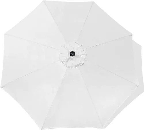 Vista 10 de ontheway 11FT Patio Umbrella Enhanced Replacement Canopy Market Table 8 Ribs Umbrella Canopy