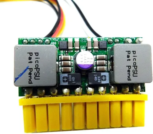 Vista 2 de Mini-Box picoPSU-80 80 vatios Salida 12 voltios Entrada DC-DC Fuente de alimentación