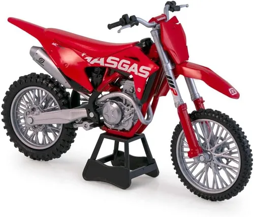 Vista 4 de GASGAS Escala 1:12 DIE CAST NewRay Troy Lee Designs Red Bull MC450F Factory Racing Team Bike 2020 Rider: Justin Barcia (No. 51) 58303