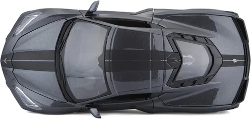 Vista 6 de Maisto 1:18 Edición Especial 2020 Chevrolet Corvette Stingray Z51 - Gris