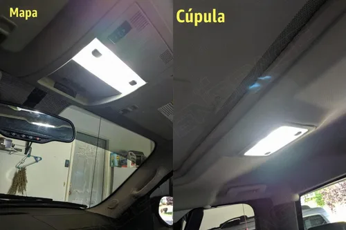 Vista 4 de Kit de 12 luces LED interiores blancas para Chevrolet Silverado/GMC Sierra 2007 2008 2009 2010 2011 2012 2013 paquete de iluminación LED interior +