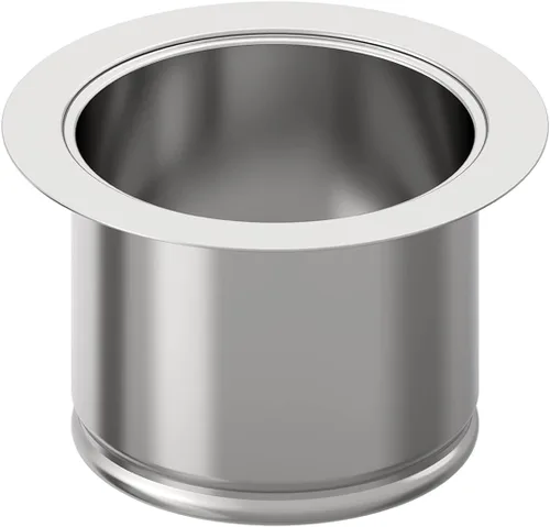 Vista 12 de BOTEMY Brida de eliminación de basura extendida con cesta y tapón colador, brida de fregadero profundo de acero inoxidable 304 para agujero