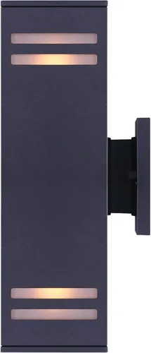Vista 3 de 1 foco de luz de exteriores con acabado negro, negro, 110.00 volts