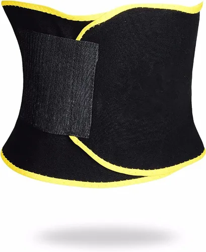 Vista 3 de Cinturón de entrenamiento de cintura para mujer, control de abdomen, faja de sauna, reductor de cintura deportivo, moldeador de cuerpo delgado
