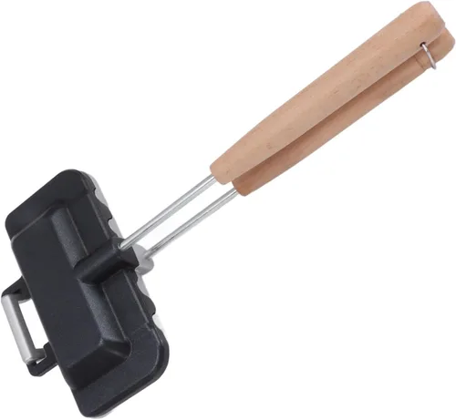 Vista 7 de Sartén para hornear sándwich de doble cara, sartén antiadherente para queso a la parrilla, panqueques, frittatas y tostadas, máquina de sellado