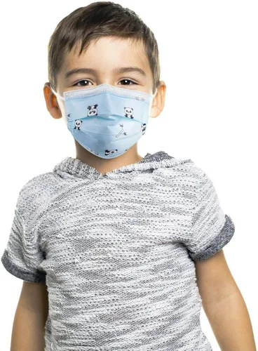 Vista 3 de Kids Disposable Face Mouth Mask 3-Ply with Ear Loop 50-Pack Children's Mask