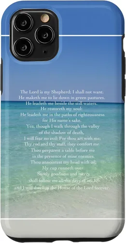 Vista 29 de Psalm 23 Beautiful Christian Beach - Funda para iPhone 17