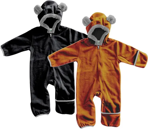 Vista 34 de Enterizo de vellón para bebé, rómper de una sola pieza con capucha para niños, ropa para exteriores, chaqueta infantil