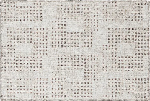 Vista 3 de Addison Rugs Eleanor AER31 - Alfombra beige de 1 pies 8 pulgadas x 2 pies 6 pulgadas, fácil de limpiar, lavable a máquina, no se desprende