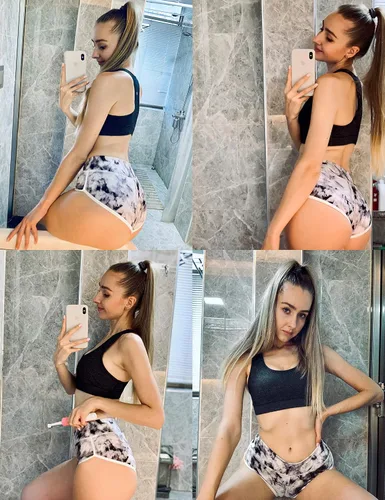 Vista 6 de BUBBLELIME XS-XXL Sexy Booty Yoga Shorts Running Shorts Women UPF30+ Workout Fitness Active Wicking Yoga Tummy Control