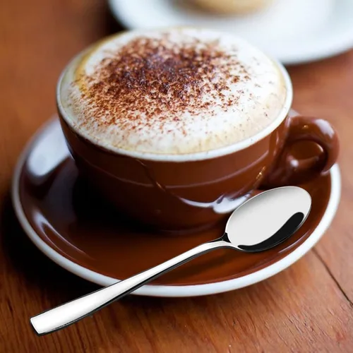 Vista 7 de Kekow Mini cucharas de café de 12 piezas/cuchara de expreso, 5.04 pulgadas