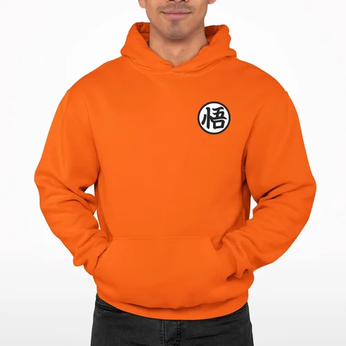 Vista 4 de ALLNTRENDS Sudadera con capucha con símbolo de entrenamiento 2022 Cool Graphic Top, Naranja