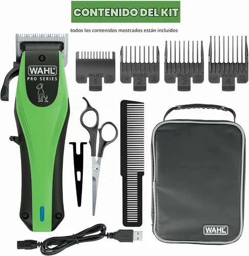 Vista 7 de Wahl Pro Series - Kit inalámbrico de iones de litio para perros – Recargable y resistente cortapelos para perros gruesos – Modelo 3025854