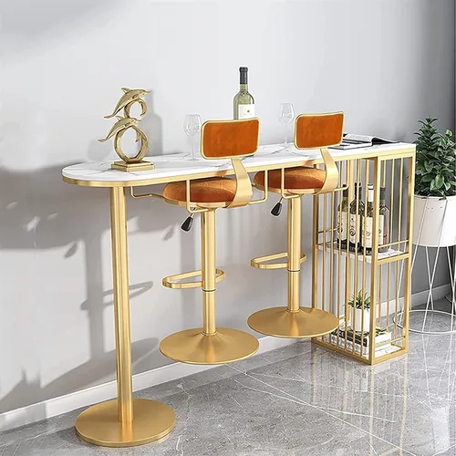 Vista 2 de Juego de 3 taburetes de comedor para desayuno, taburetes de bar ajustables, taburetes de bar giratorios de diseño moderno, taburetes elevadores