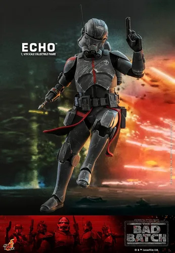 Vista 4 de Hot Toys 1:6 Echo - Star Wars: The Bad Batch, Negro