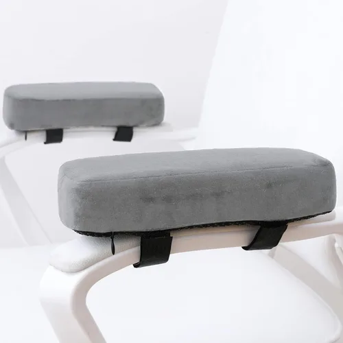 Vista 6 de LargeLeaf Silla con almohadillas de espuma viscoelástica para reposabrazos de 2 piezas Cubierta transpirable de apoyo firme