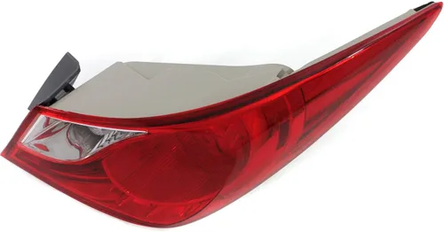 Vista 6 de Evan Fischer Luz trasera compatible con Hyundai Sonata 2011-2014, halógena, con bombillas, se monta en el cuerpo, no compatible con modelos
